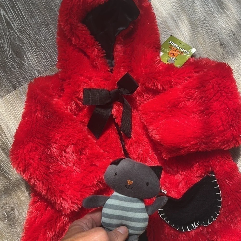 GUND baby Costume Halloween warm jacket coat 3-12 month  Removable Bat in Pocket